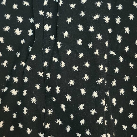 Madewell Tank Top Black White Size L Large Flowy Star Flurry Print - Picture 4 of 5